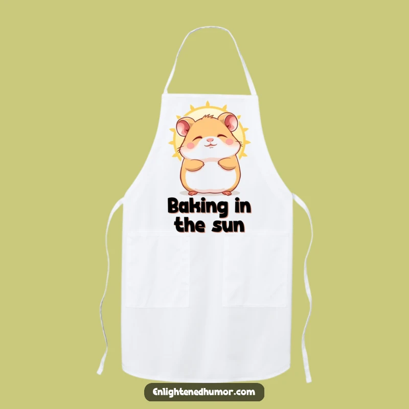 Funny Hamster Apron: Bask in Kitchen Bliss
