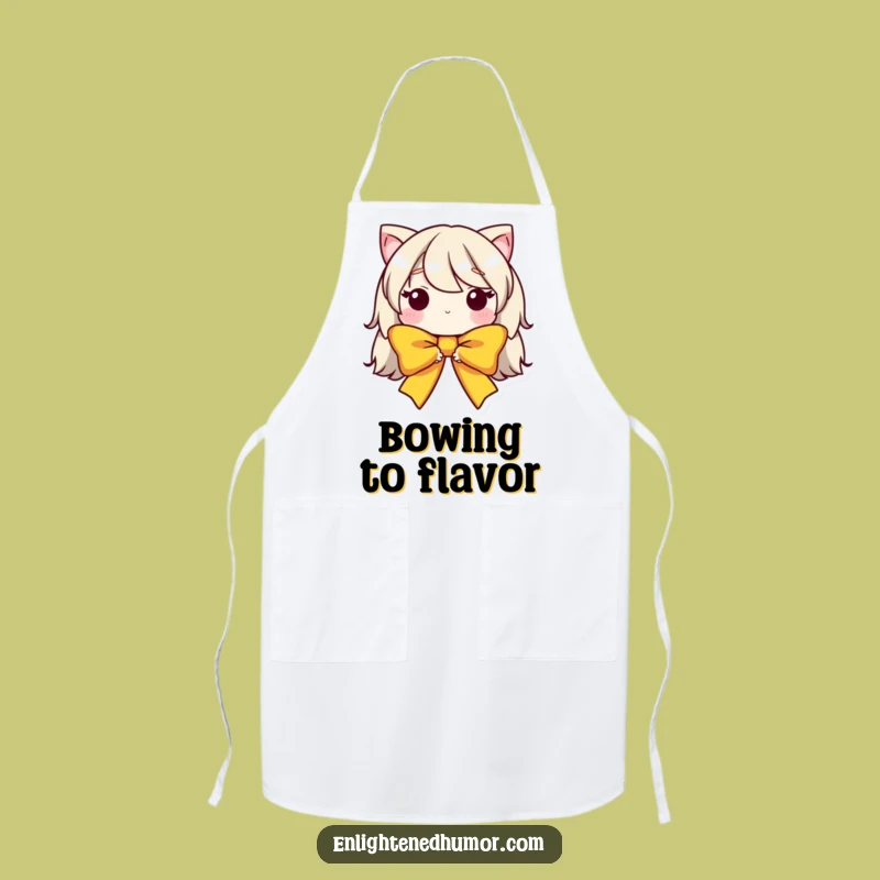 Funny Apron: Humble Bow Character, Kitchen Elegance, Perfect Funny Gift