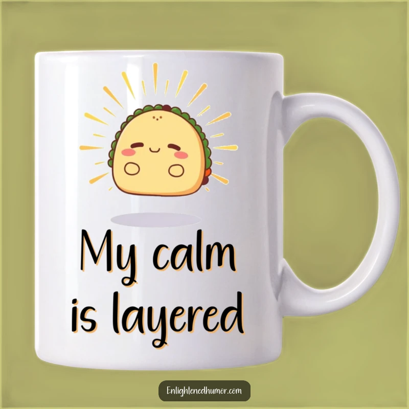 Funny Radiant Taco Levitation Mug - Calm Energy Perfect Spiritual Gift