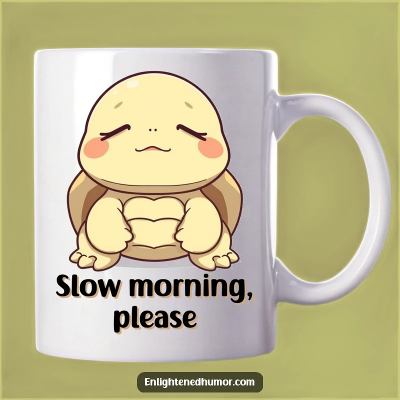 Funny Tortoise Meditation Mug: Find Inner Peace with a Humorous Gift