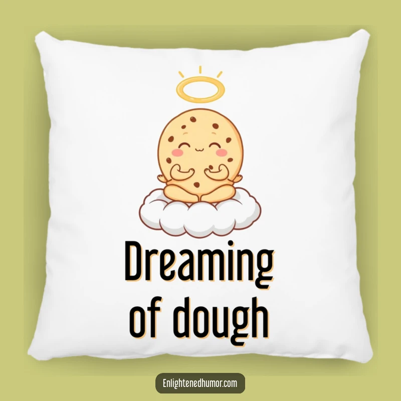 Funny Cookie Meditation Pillow: Cloud Zen Cushion, a Comical Comfort Gift