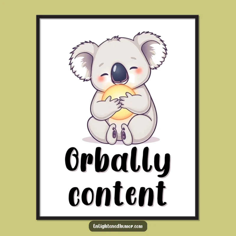 Funny Koala Digital Art - Instant calm for your digital space!