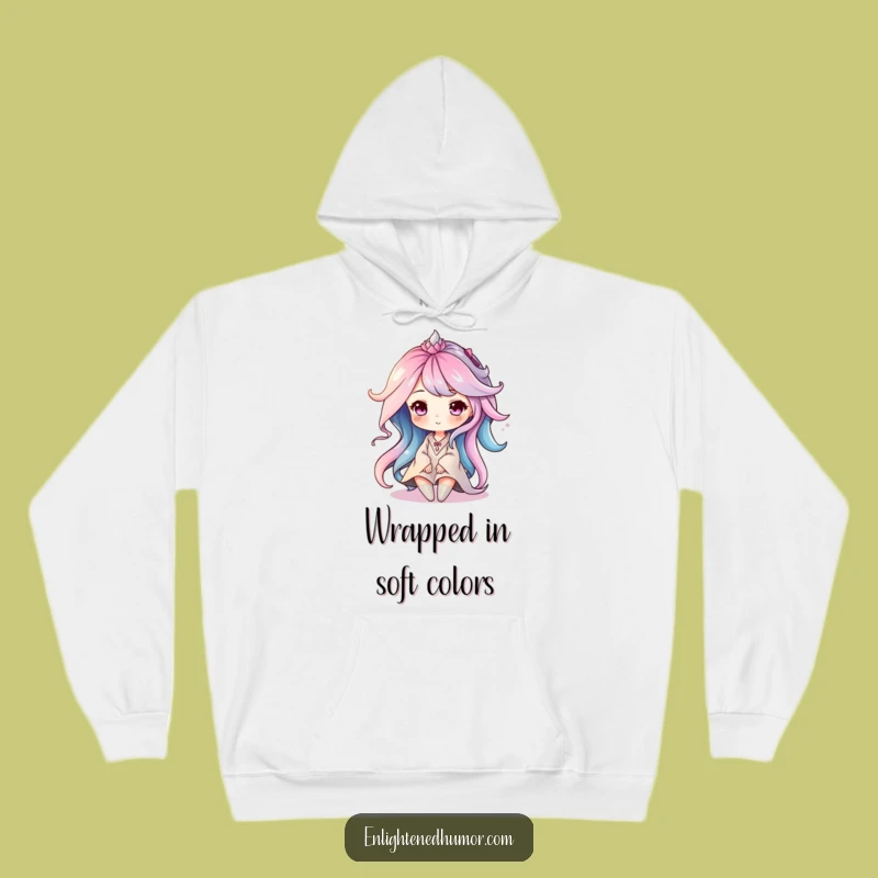 Cozy Funny Aura Character Hoodie: Soft Comfort, Serene Vibes Gift