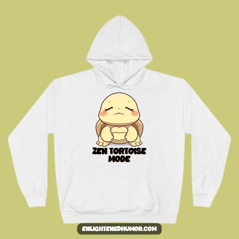 Cozy Funny Tortoise Hoodie: Meditate in Comfort with a Humorous Gift