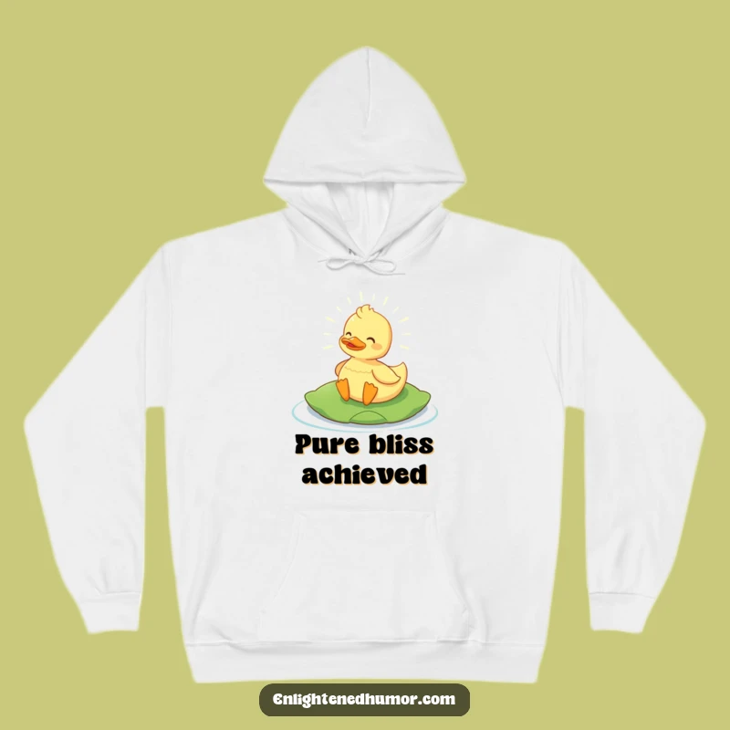 Cozy Funny Content Duck Hoodie: Radiate Warmth and Laughter, Your Perfect Gift!