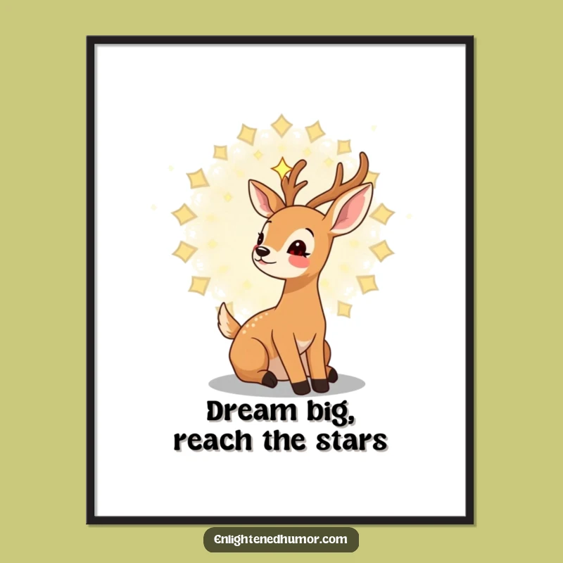 Free Printable Wall Art: Whimsical Deer & Star Mandala Decor