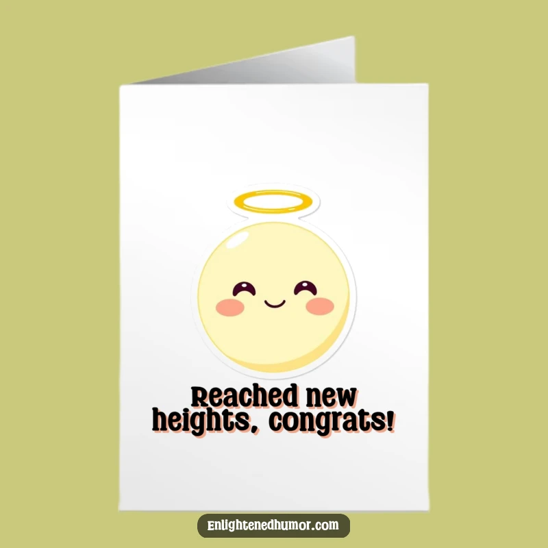 Free Printable Congratulations Card: Moon Character Funny Downloadable Gift