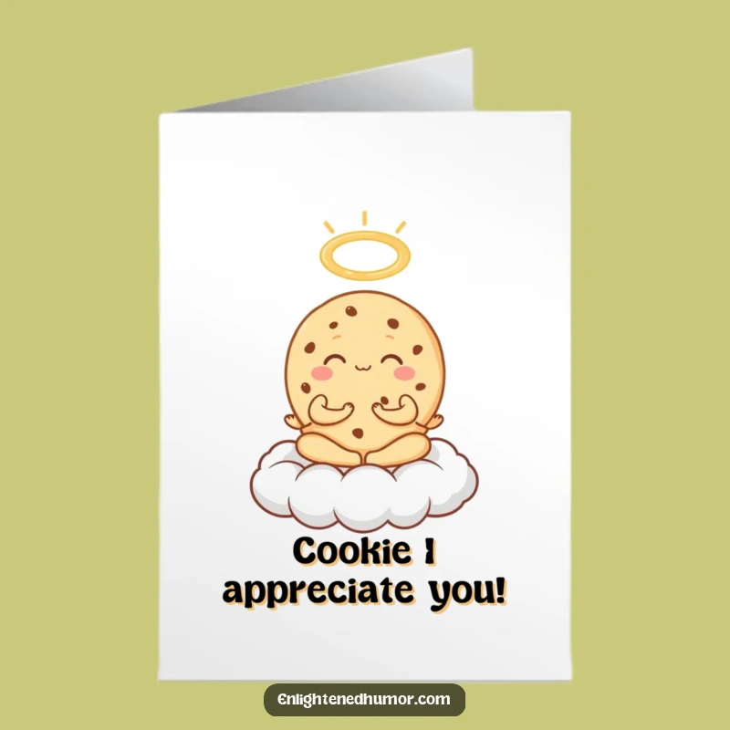 Free Printable Thank You Card: Heavenly Cookie Meditation for Divine Gratitude