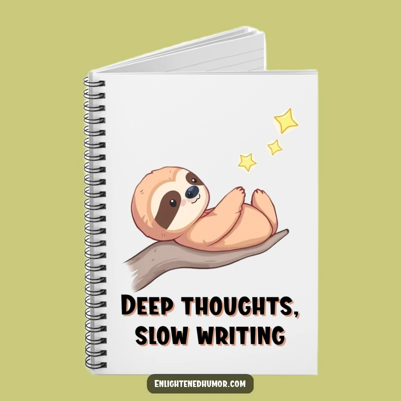 Funny Celestial Sloth Notebook: Star Gazing Ideas - Thoughtful Cosmic Journal