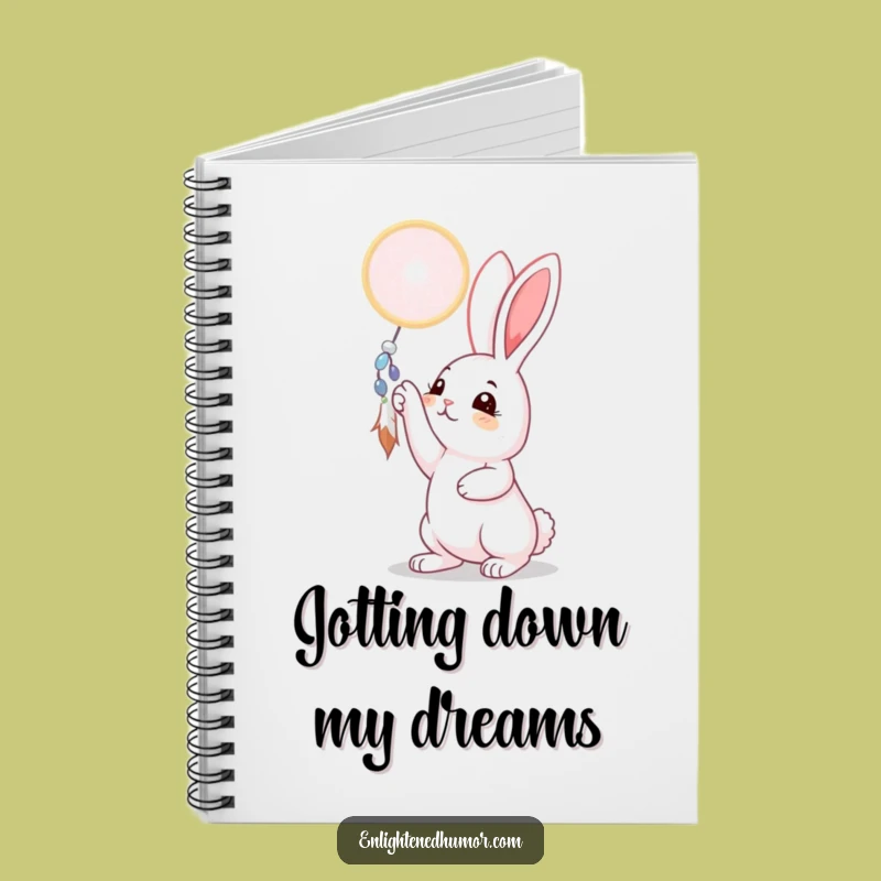 Funny Dreamcatcher Rabbit Notebook: Journal Your Dreams Gift