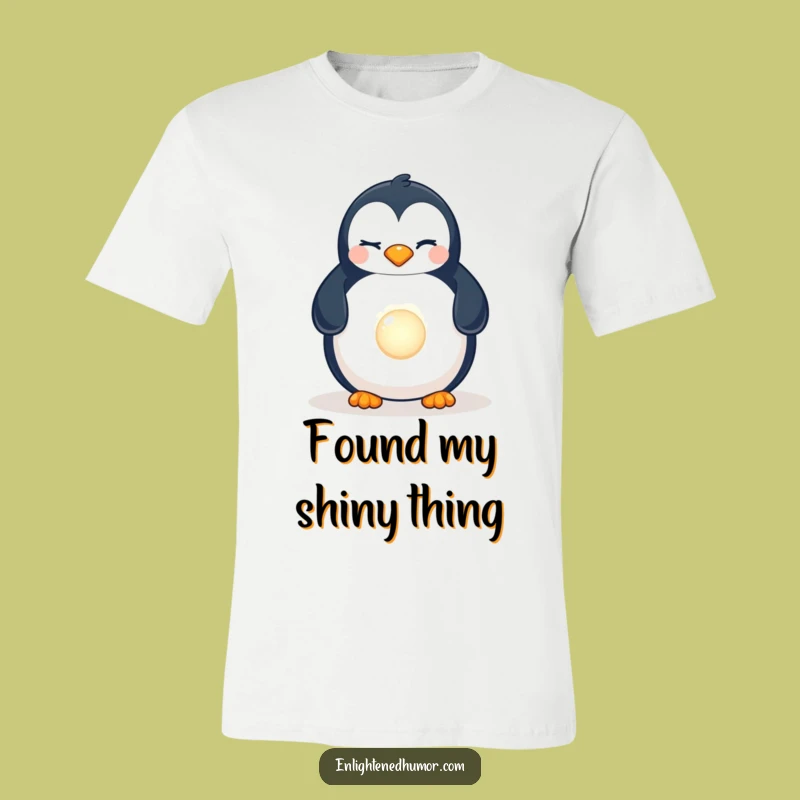 Funny Penguin Pearl T-Shirt: Ocean Explorer, Humorous Apparel Gift