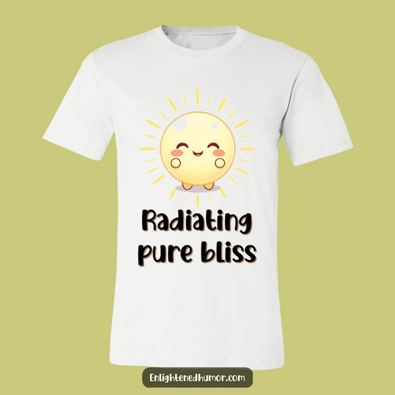 Funny Glowing Orb T-Shirt Peaceful Energy A Vibrant Funny Gift