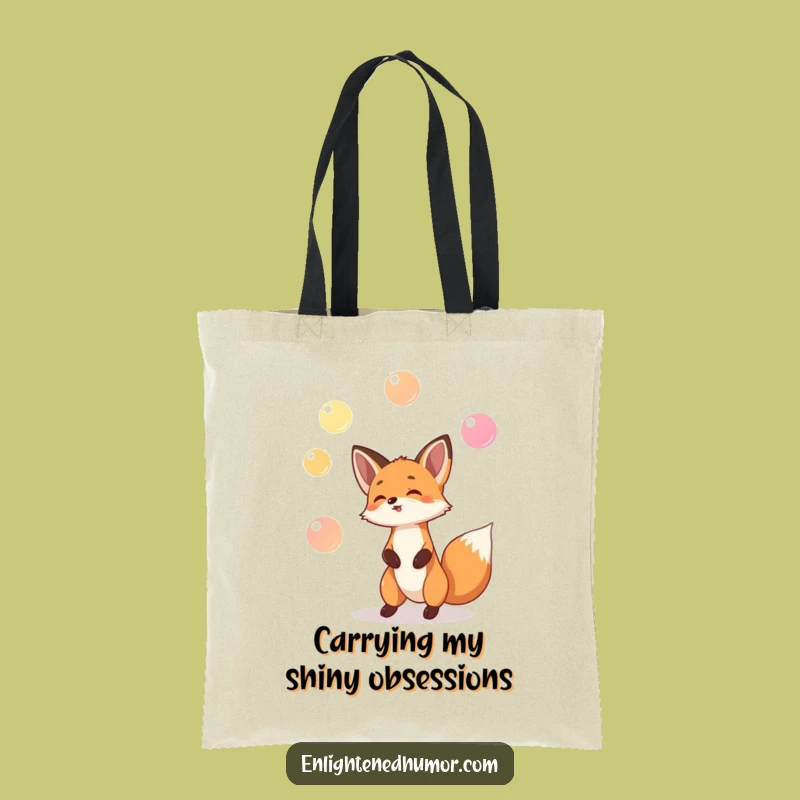 Funny Fox Juggling Tote Bag: Carry Your Magic with This Humorous Companion