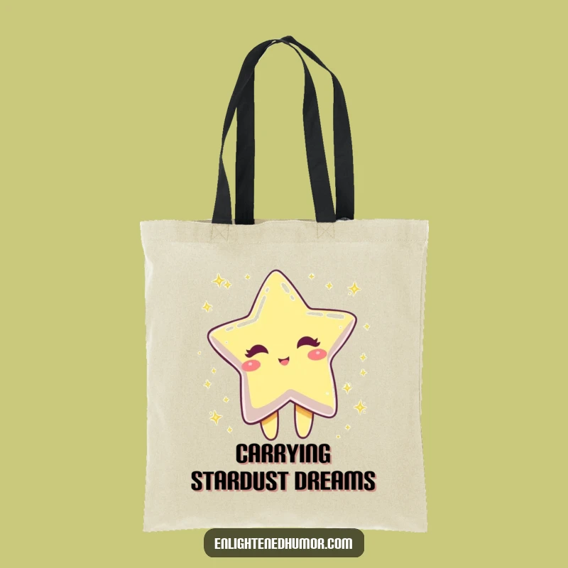 Funny Star Tote Bag Dissolving A Sparkling Funny Gift Accessory